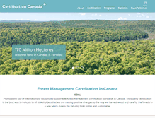 Tablet Screenshot of certificationcanada.org